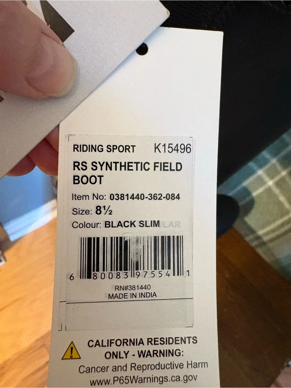 Riding Sport sleek black